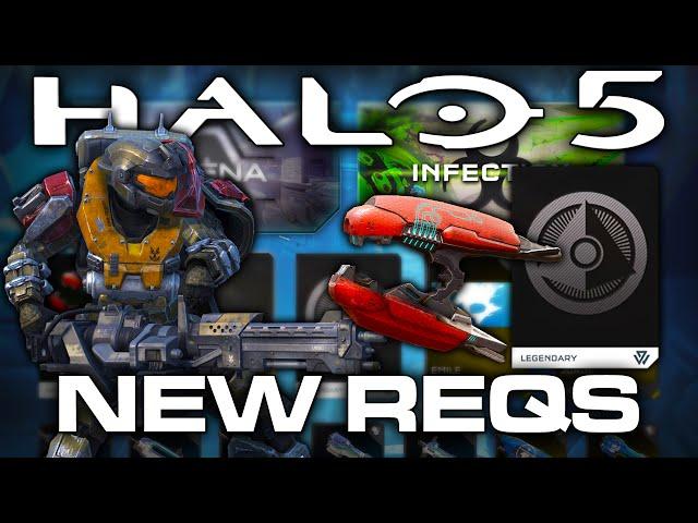 Halo 5 - Memories of Reach REQ Preview! Noble Team Armor, Brute Plasma Rifle, Jorge's Chaingun?!