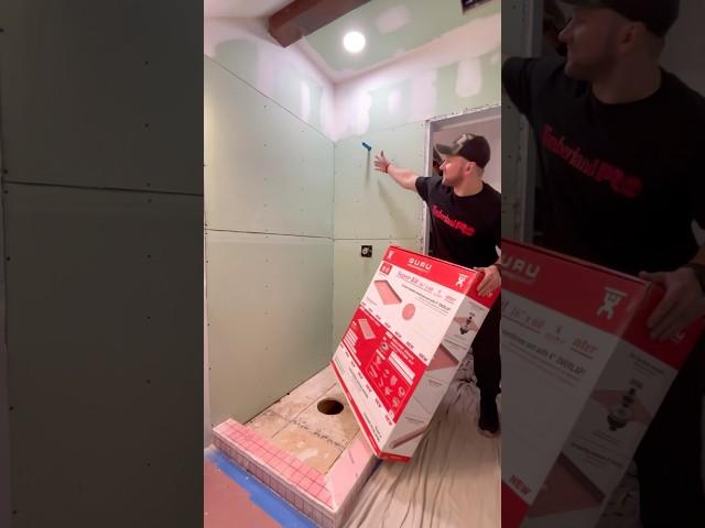 GURU Shower Pan Prep. Best Shower System. #diy #construction #tools