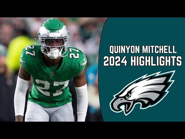 Quinyon Mitchell Midseason Highlights  | NFL 2024-2025 eagles