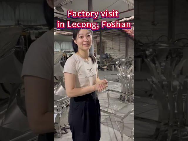 Factory visit in Lecong, Foshan