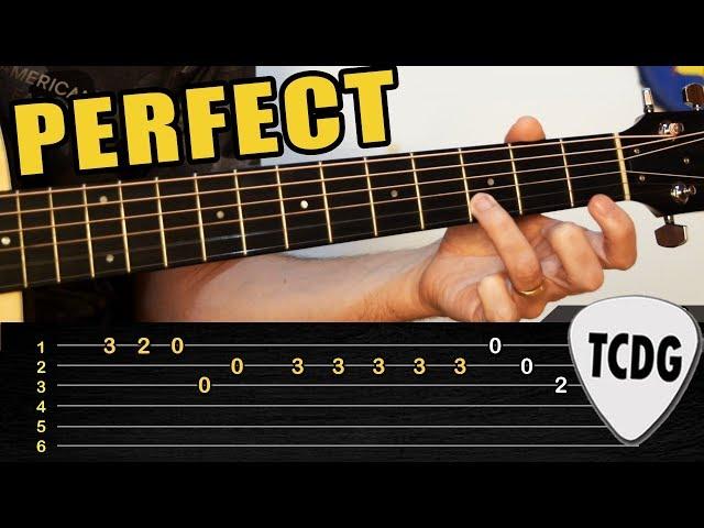 How to play Perfect (Ed Sheeran) | Easy Guitar Tutorial | TABS TCDG