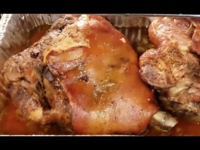 Como hacer Pernil  que quede Suavecito y el Cuerito Crujiente