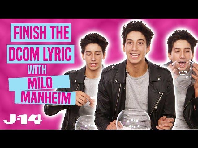 Milo Manheim Plays Finish The DCOM Lyric — ZOMBIES, Descendants, and More!