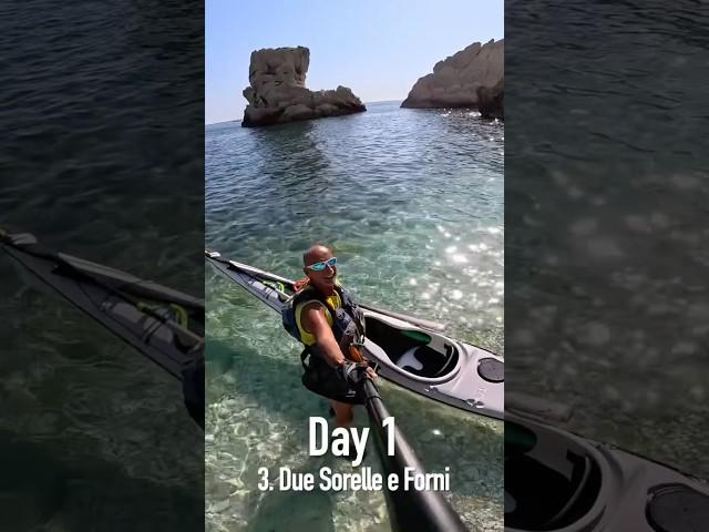 Sea Kayaking  3. Due Sorelle e Forni  Day 1