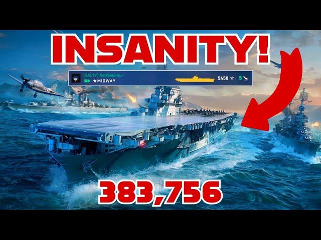 The most insane replay you will ever witness in World of Warships Legends MIDWAY WORLD RECORD