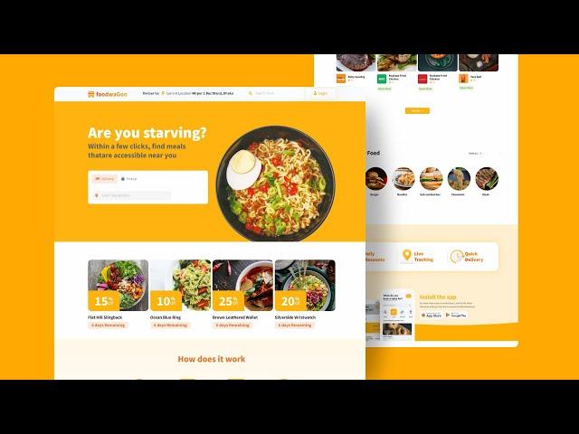 How to create A Responsive Restaurant Website Design Using HTML CSS & JavaScript