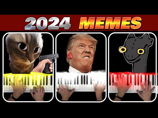 2024 MEME SONGS on PIANO