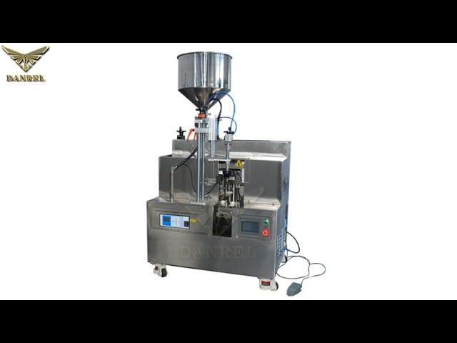 Lab Use Ultrasonic Clear Plastic Tube Filling and Sealing Machine with Capacity 10 tubes per minute