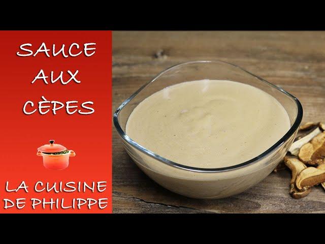 Sauce aux cèpes