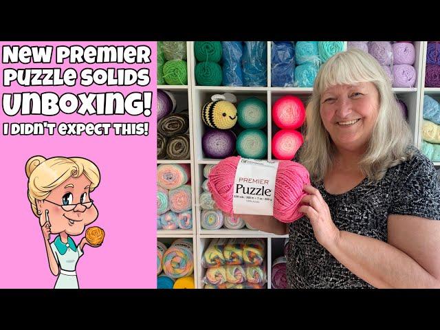 Premier Puzzle Solids UNBOXING -  I did not expect this!  - Fall Splendor Afghan Kit now available.