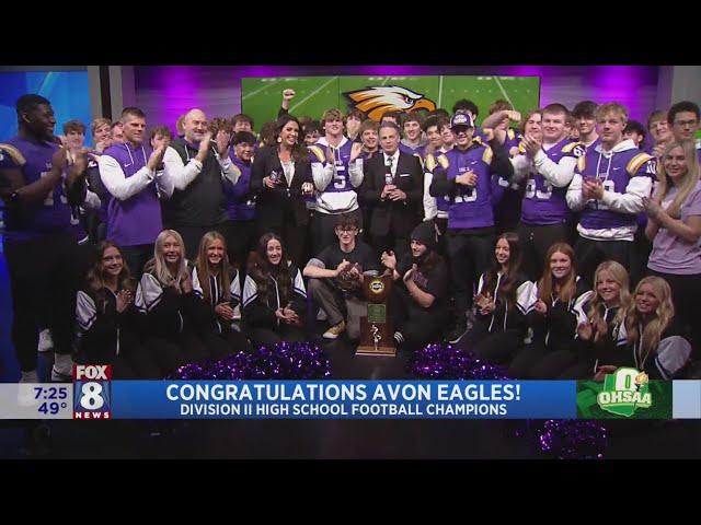 Congratulations Avon Eagles! OHSAA Div. II State Champions