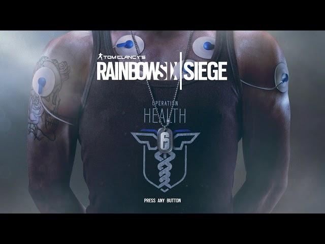 Rainbow Six: Siege Operation Health Title Screen (PC, PS4, Xbox One)