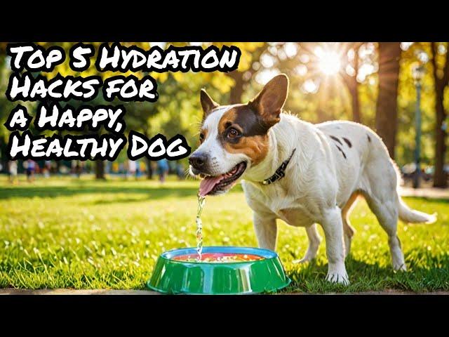 Top 5 Hydration Hacks for a Happy, Healthy Dog! #dog #doghealth