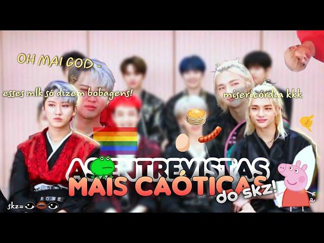 As Entrevistas mais Caóticas do Stray Kids