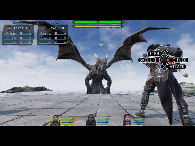 Unreal Engine Turn-Based jRPG Template: Trailer