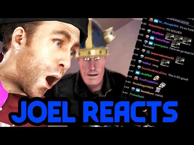 Joel (and Twitch) React to my animation.