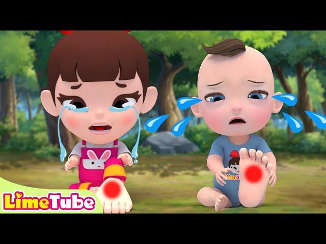 Band aid Johny Johny Yes Papa & The Boo Boo Nursery Rhymes & Kids Songs | Kindergarten | LimeAndToys