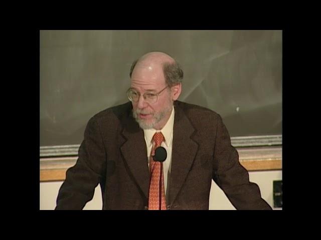 2002 Nobel Laureate Lecture in Physiology of Medicine - H. Robert Horvitz '68