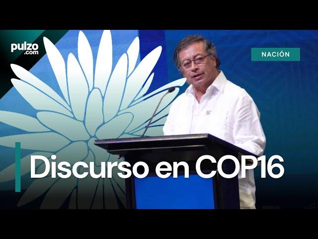 Discurso de Petro en la COP16: "Dueños de Inteligencia artificial desencadenan el colapso climático"