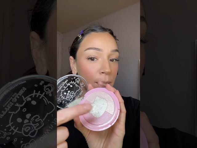 Hello Kitty Highlighter Trio from @wetnwildbeauty #makeup #makeupreview #wnwpartner #hellokitty