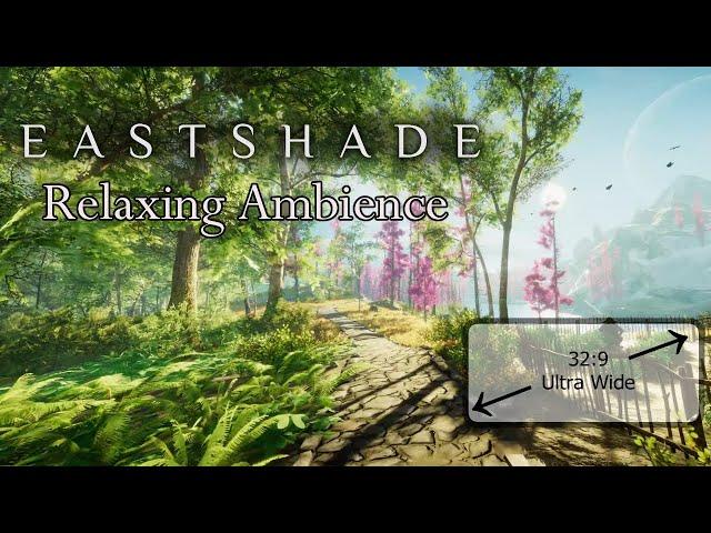 Relaxing Ambiance in Eastshade | 8K Ultrawide | Calm & Beautiful Open World Exploration 