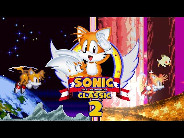 Sonic Classic 2 (v1.6.16xx)  100% Full Game Playthrough as Miles Tails Prower (1080p/60fps)