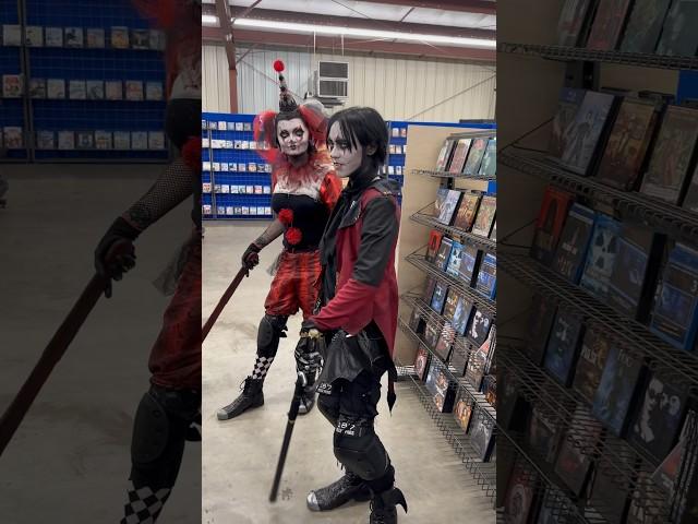 What happens when freaks go to Blockbuster? #blockbuster #halloween #halloween #freaks #viral