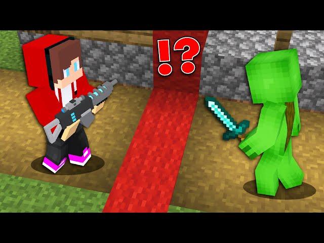 JJ and Mikey SPLIT The Village in Half ?! (Maizen)