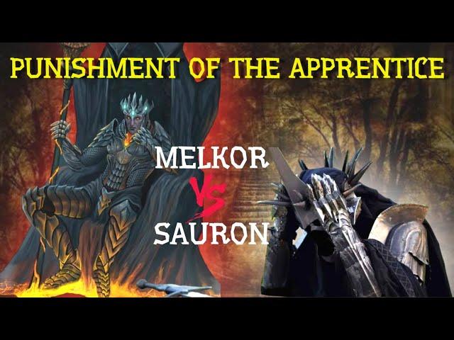 Why did Melkor, in The Lord of the Rings, punish Sauron? Reasoning and evidence.