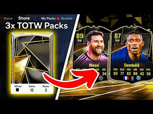 I PACKED 3x TOTW CARDS IN FC 25!  FC 25 Ultimate Team