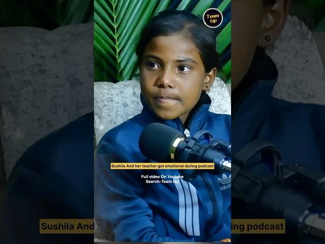 Sushila meena got emotional during podcast #sushilameena #team_tsp #cricket