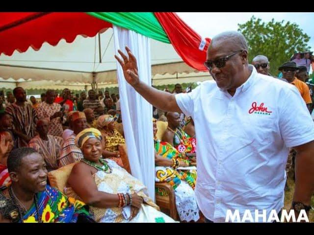 MR MAHAMA TOOK THE CAMPAIGN TOUR TO HO CENTRAL IN THE VOLTA REGION