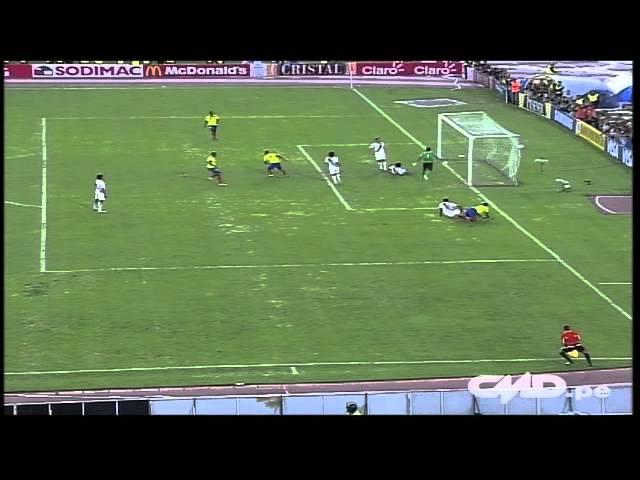 El último gol de 'Chucho' Benítez a Perú