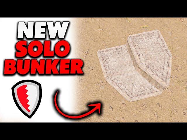 New SOLO BUNKER In Rust 2024 / Rust Base Design