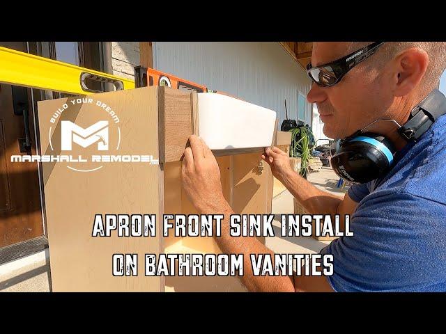 Bathroom Sink Install | Apron/Farmhouse