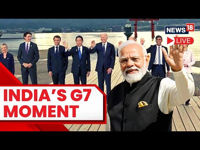 G7 Summit 2023 LIVE | G7 Summit 2023 Japan LIVE | PM Modi Attends G7 Summit In Japan | News18 LIVE