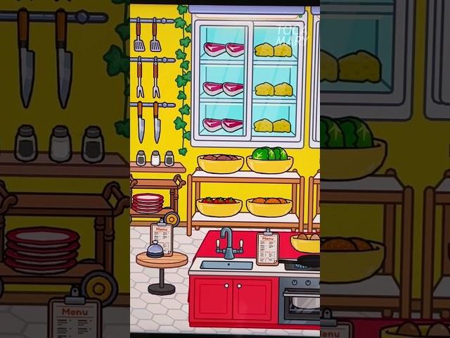 Toca Boca Shop Design mcdonald's | Idea Makeover | Designer toca life #shorts #tocalifeworld