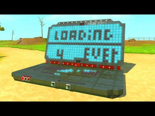 ТОПОВЫЙ ГЕЙМЕРСКИЙ НОУТБУК В СКРАП МЕХАНИК ! ИГРАЕМ В SCRAP MECHANIC