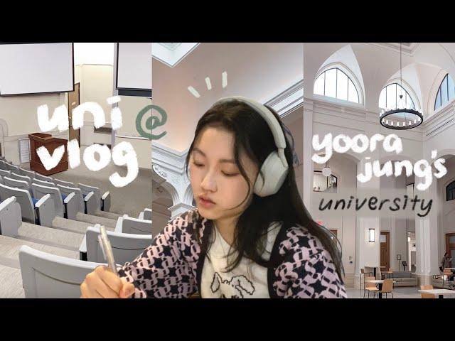 a week in yoora jung’s university (i.e. notre dame) ️ uni vlog