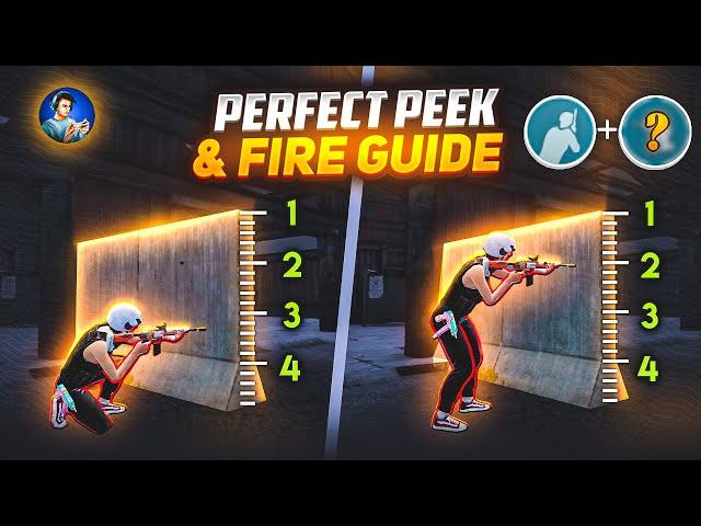 Secret behind small peek | How to improve peek & fire perfectly in (bgmi/pubg)