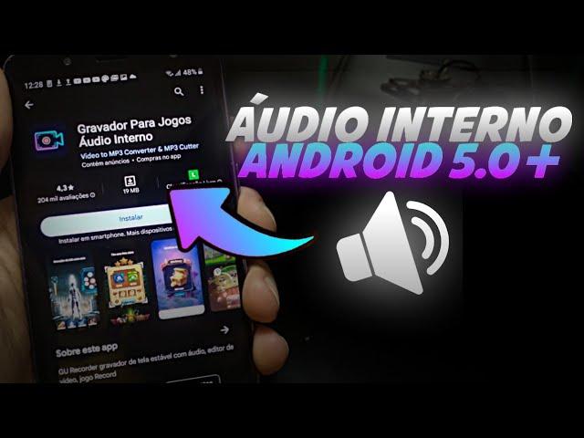  Como Gravar Áudio Interno em Todas as Versões Android (5.0+)! Melhor Gravador de Tela Para Android