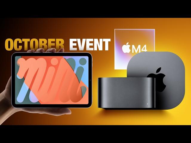 Apple's October Event: New iPad Mini and Redesigned M4 Macs!