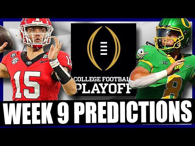 Week 9 College Football Playoff Predictions