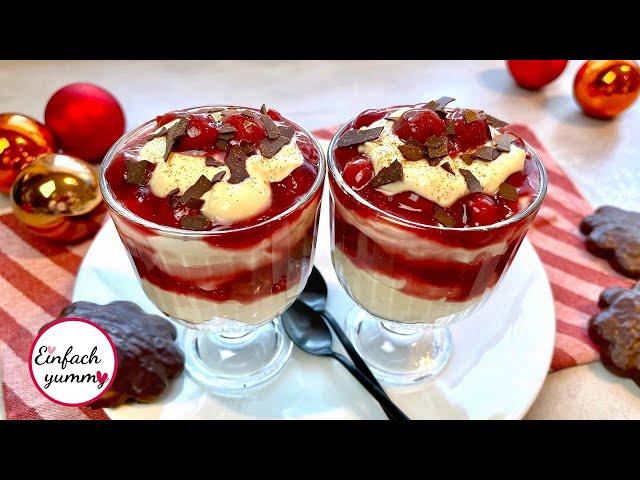 Weihnachten im Glas  Unser Weihnachtsdessert 2022  Thermomix® TM5/TM6