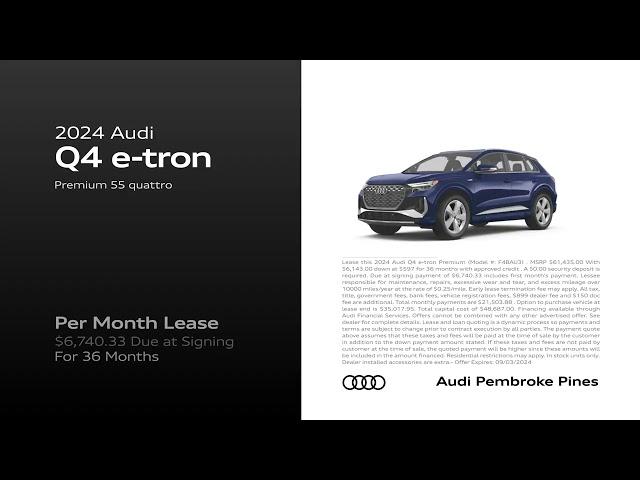 Audi Q4 e-tron 08/03/2024 4137833