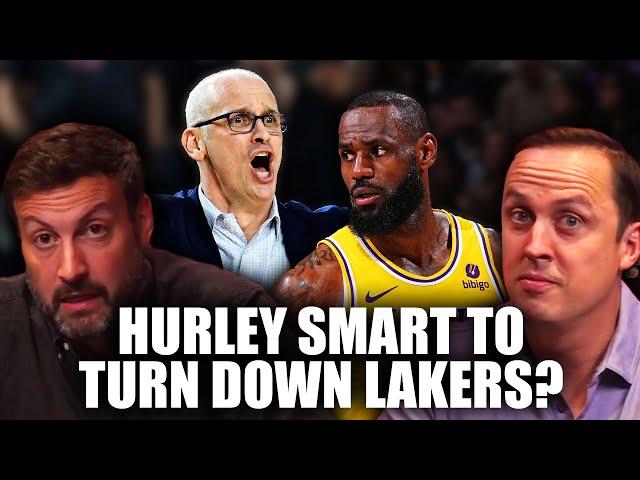 Dan Hurley TURNS DOWN LeBron James & Lakers To STAY At UConn | OutKick Hot Mic