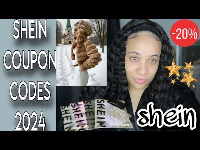 SHEIN COUPON CODES 2024 | 20 % OFF DISCOUNT CODES | BLACK FRIDAY SALE ‼️