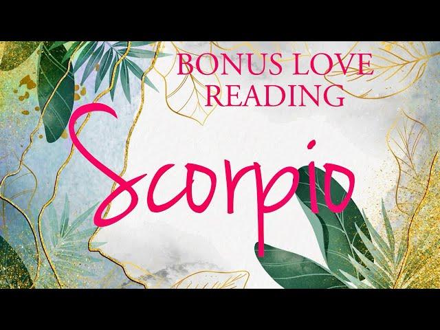 SCORPIO love tarot ️ There Is Someone Who Is Very Sorry Scorpio