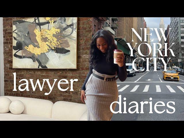 LAWYER DIARIES | law firm life, work week, nyc apartment updates, I'm stressed!