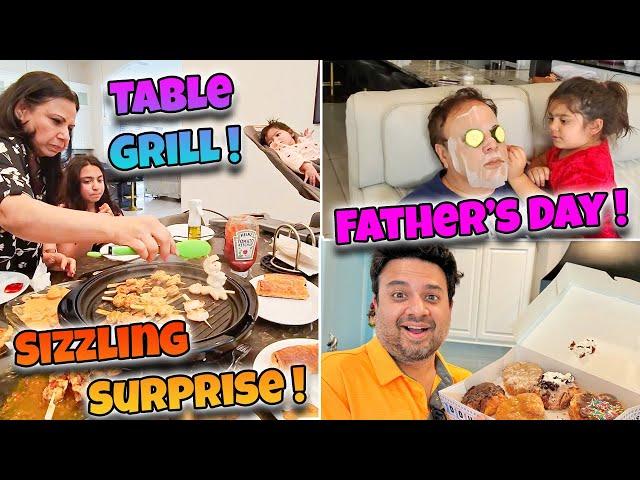 Special Din!  Sizzling Grill, Donuts & Ana Ka Facial Spa  | Father’s Day VLOG 49